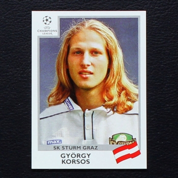 Champions League 1999 No. 109 Panini sticker Korsos