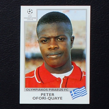 Champions League 1999 Nr. 185 Panini Sticker Ofori-Quaye