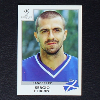 Champions League 1999 Nr. 207 Panini Sticker Porrini