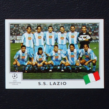 Champions League 1999 Nr. 001 Panini Sticker Team Lazio Rom