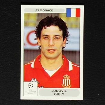Champions League 2000 Nr. 164 Panini Sticker Ludovic Giuly
