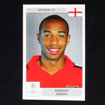 Champions League 2000 No. 113 Panini sticker Thierry Henry