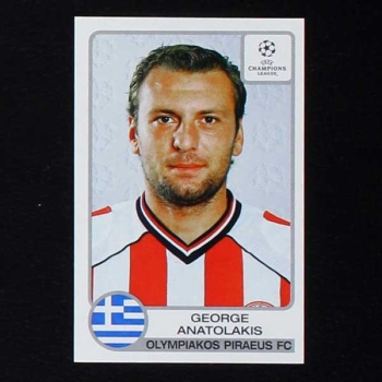 Champions League 2001 No. 216 Panini sticker Anatolakis