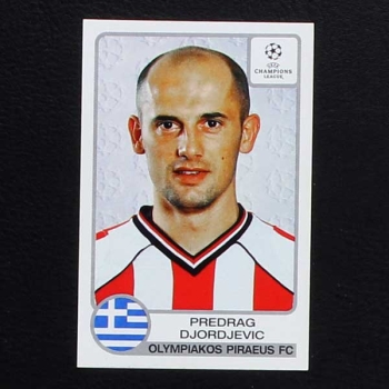 Champions League 2001 No. 224 Panini sticker Djordjevic