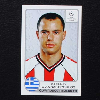 Champions League 2001 Nr. 222 Panini Sticker Giannakopoulos