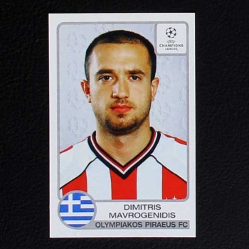 Champions League 2001 Nr. 215 Panini Sticker Mavrogenidis