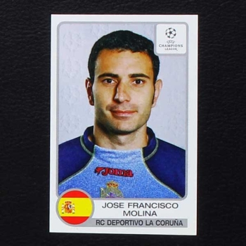 Champions League 2001 Nr. 192 Panini Sticker Molina