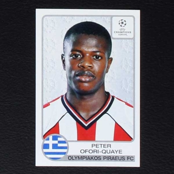 Champions League 2001 Nr. 227 Panini Sticker Ofori-Quaye