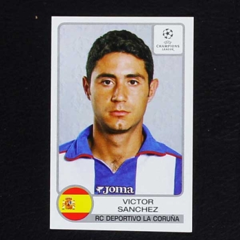 Champions League 2001 Nr. 204 Panini Sticker Sanchez