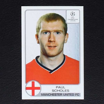 Champions League 2001 Nr. 183 Panini Sticker Scholes