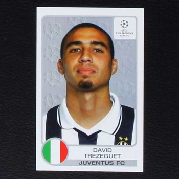 Champions League 2001 Nr. 152 Panini Sticker Trezeguet