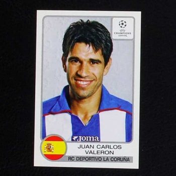 Champions League 2001 Nr. 205 Panini Sticker Valeron