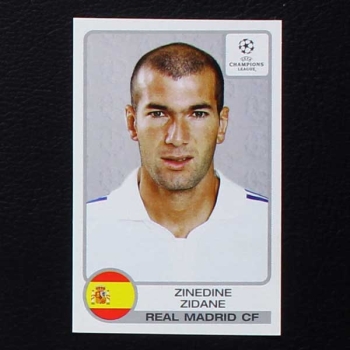 Champions League 2001 Nr. 011 Panini Sticker Zidane