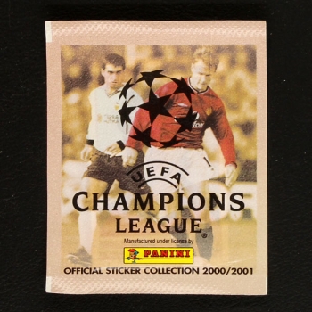 Champions League 2001 Panini Sticker Tüte Finale Variante