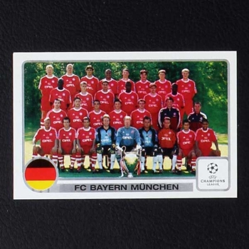 Champions League 2001 Nr. 229 Panini Sticker Team FC Bayern München