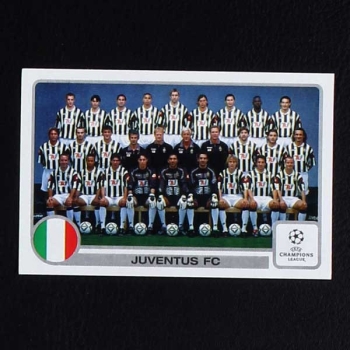 Champions League 2001 Nr. 134 Panini Sticker Team Juventus Turin