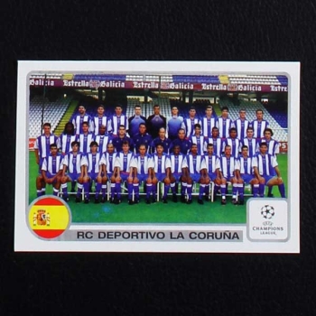 Champions League 2001 Nr. 191 Panini Sticker Team La Coruna