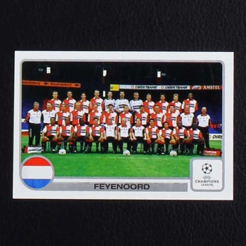 Champions League 2001 No. 267 Panini team Feyenoord Rotterdam