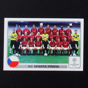Champions League 2001 No. 286 Panini team Sparta Prag