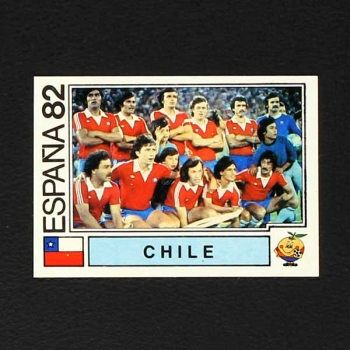 Espana 82 Nr. 147 Panini Sticker Chile Mannschaft