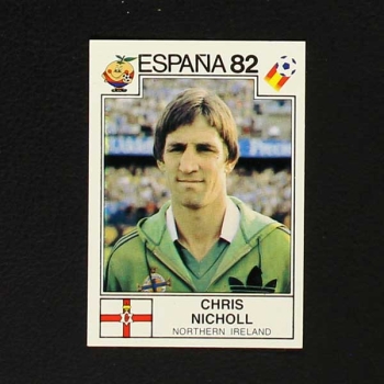 Espana 82 Nr. 332 Panini Sticker Chris Nicholl