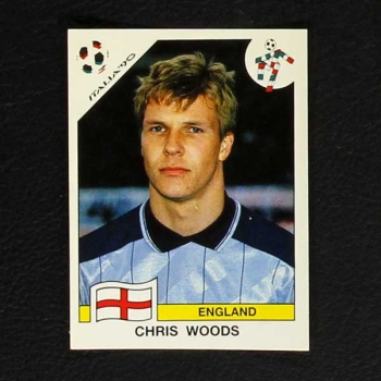 Italia 90 Nr. 384 Panini Sticker Chris Woods