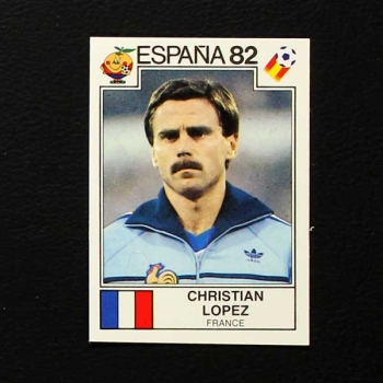 Espana 82 Panini Sticker Christian Lopez