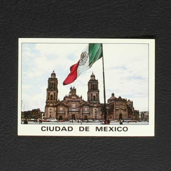 Mexico 86 Nr. 016 Panini Sticker Ciudad de Mexico