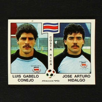 Italia 90 Nr. 183 Panini Sticker Conejo - Hidalgo