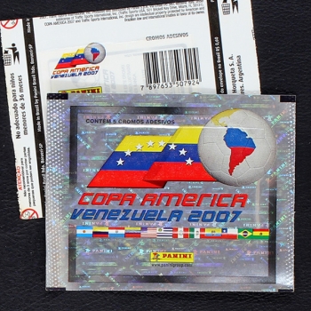 Copa America Venezuela 2007 Panini Sticker Tüte - Brasil Versoin