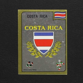 Italia 90 Nr. 182 Panini Sticker Costa Rica Wappen