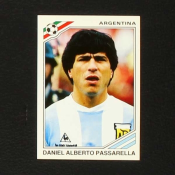 Mexico 86 Nr. 076 Panini Sticker Daniel Alberto Passarella