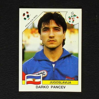 Italia 90 No. 283 Panini sticker Darko Pancev