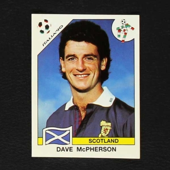 Italia 90 Nr. 218 Panini Sticker Dave McPherson