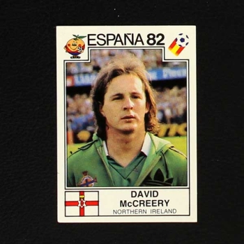 Espana 82 Nr. 340 Panini Sticker David McCreery