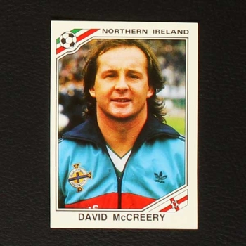 Mexico 86 Nr. 283 Panini Sticker David McCreery