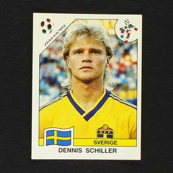 Italia 90 Nr. 237 Panini Sticker Dennis Schiller