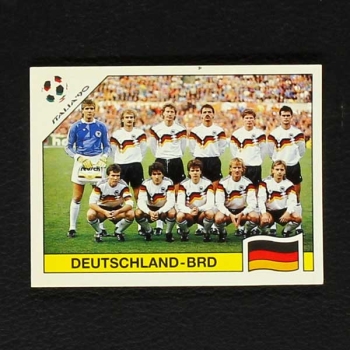 Italia 90 No. 251 Panini sticker Deutschland-BRD team