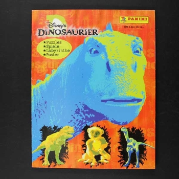 Dinosaurier Panini Sticker Album komplett