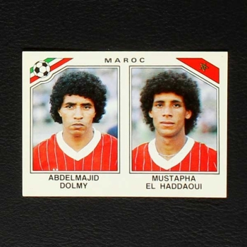 Mexico 86 Nr. 423 Panini Sticker Dolmy - El Haddaoui