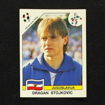 Italia 90 No. 279 Panini sticker Dragan Stojkovic
