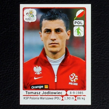 Jodlowiec Panini Sticker No. 62 - Euro 2012