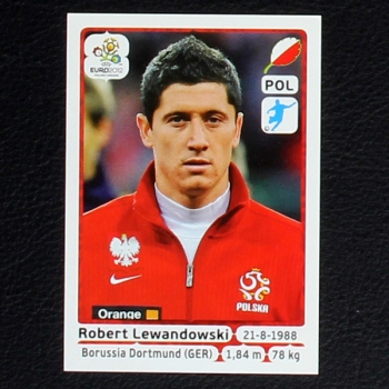 Lewandowski Panini Sticker No. 74  - Euro 2012