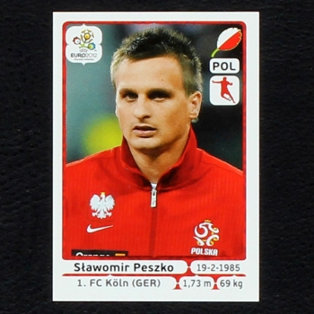 Peszko Panini Sticker No. 72 - Euro 2012