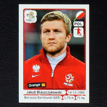 Blaszczykowski Panini Sticker No. 65  - Euro 2012