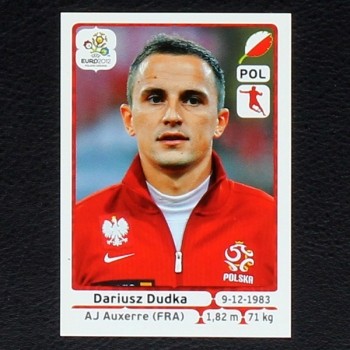 Dudka Panini Sticker No. 64 - Euro 2012