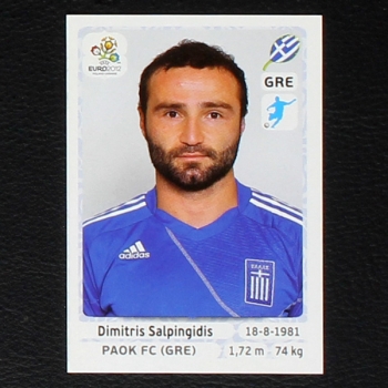 Salpingidis Panini Sticker No. 101 - Euro 2012