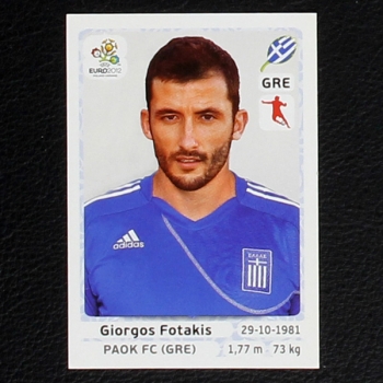 Fotakis Panini Sticker No. 98 - Euro 2012