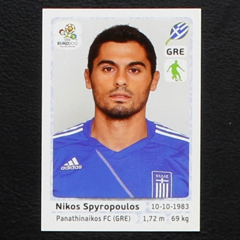 Spyropoulos Panini Sticker No. 91 - Euro 2012