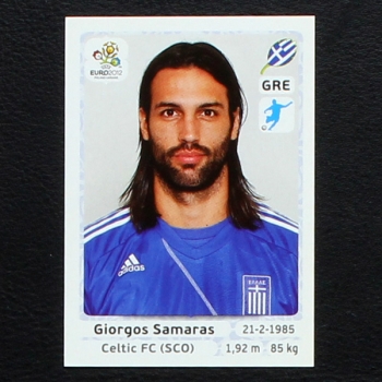 Samaras Panini Sticker No. 103 - Euro 2012